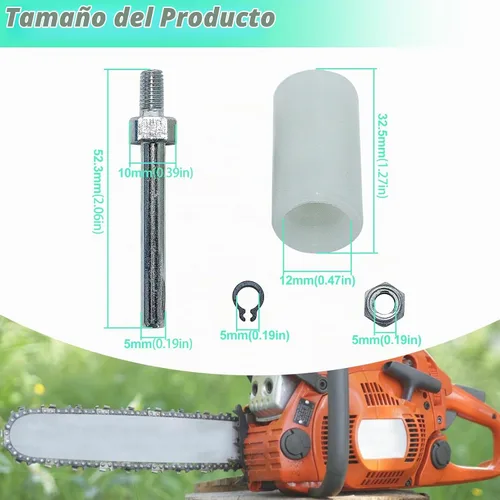 Vista 3 de Adefol Kit de cubierta de piñón de embrague para Stihl MS660 066 MS650 Pieza de repuesto con espigas de perro de tala Tuerca de barra colectora