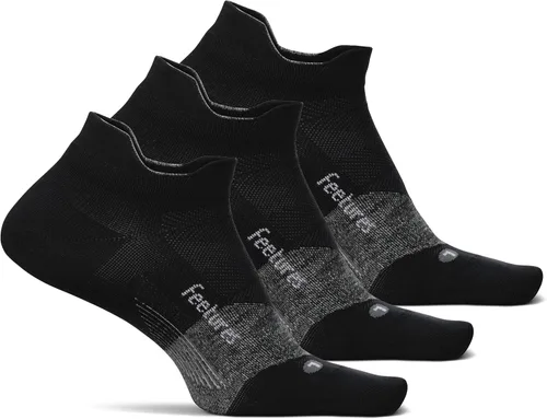 Vista 16 de Feetures Elite - Calcetines tobilleros ultraligeros que no se muestran - Calcetines deportivos con compresión dirigida Azul Ártico (1 par)