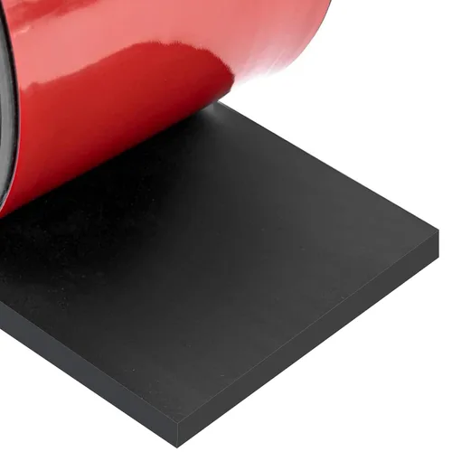 Vista 10 de Tiras de goma de neopreno con parte trasera adhesiva, junta autoadhesiva para acolchado de alfombrilla, 1 pulgada de ancho x 1/5 pulgadas de grosor