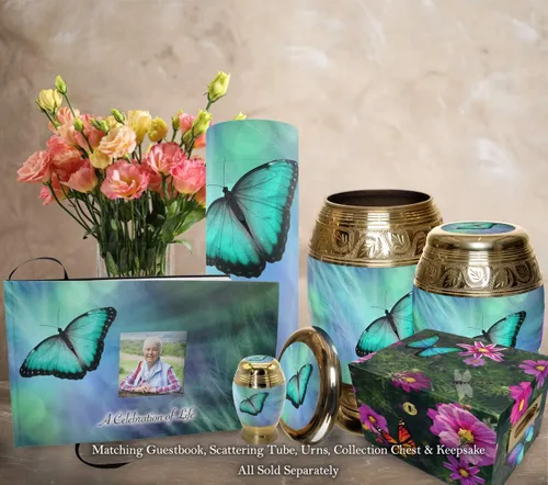 Vista 9 de Urnas de Cremación Conmemorativas para Cenizas Humanas de Adultas Femeninas - Urnas Personalizadas y Decorativas - Urnas Bellamente Hechas a Mano