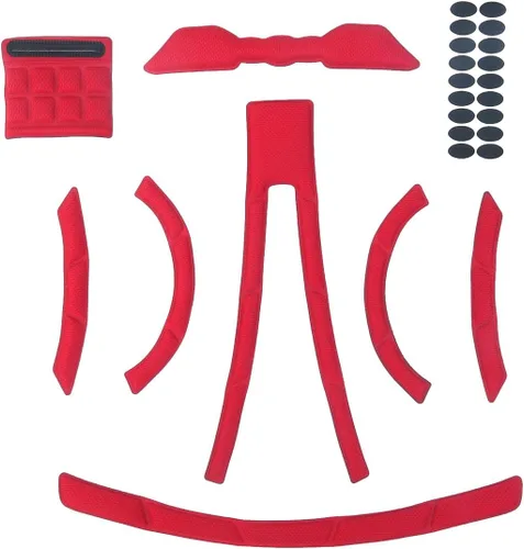 Vista 11 de Kit de almohadillas de espuma con relleno interior de cascos, esponja sellada, forro protector para ciclismo, equitación, carreras, bicicleta