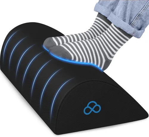 Vista 8 de StepLively Almohada Ergonómica de Reposapiés para Debajo del Escritorio en el Trabajo, Almohada de Soporte Reposapiés Anti-Fatiga para Alivio