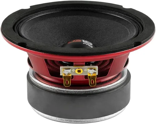 Vista 4 de DS18 PRO-X5.4M - Altavoz de 5.25 pulgadas, rango medio, bala de aluminio roja, 300 W máximo, 150 W RMS, 4 ohmios, altavoces de puerta de audio