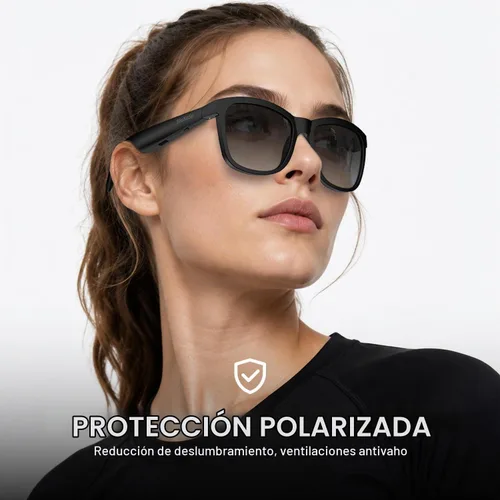 Vista 6 de Gafas Bluetooth,Protección UV,Larga duración de la batería,Carga Negro mate (matt black)