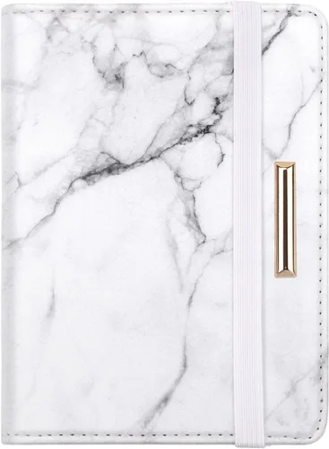 Vista 11 de Funda para pasaporte, cartera de viaje para tarjetas de crédito, bloqueo RFID, carteras para pasaporte para mujeres y hombres con ranura para fotos