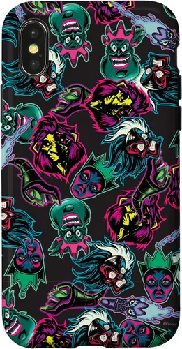 Vista 5 de Funda con estampado de neón malvado de villanos de Disney para iPhone 16