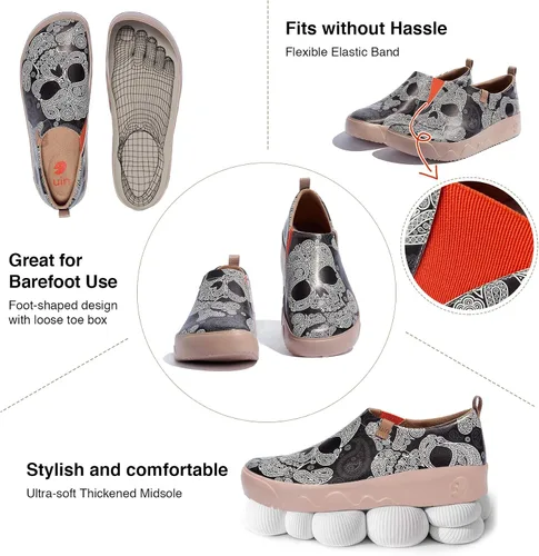 Vista 7 de UIN Zapatillas de deporte de moda para hombre Zapatos de viaje Toledo
