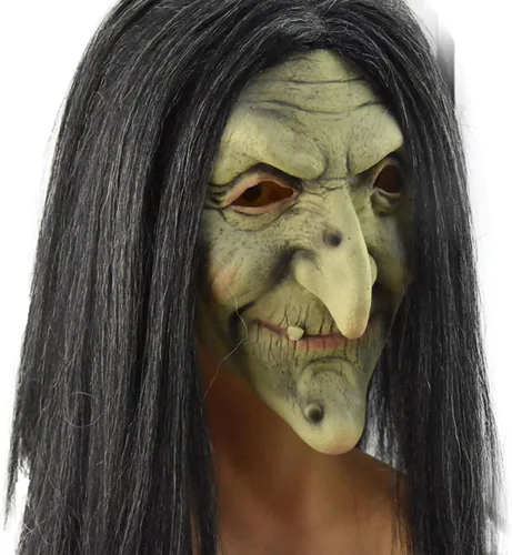 Vista 2 de Adults Halloween Scary Zombie Vampire Mask - Reusable With Adjustable Earloops, Washable Printing