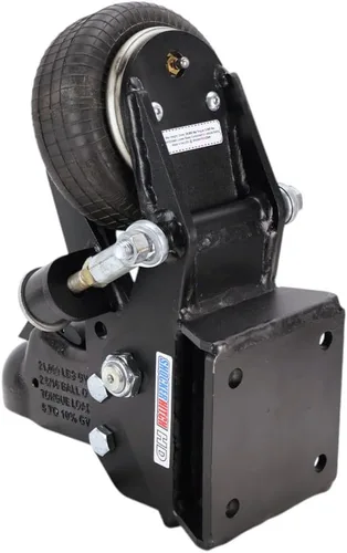 Vista 8 de Shocker - Soporte de lengua de remolque de aire HD de 21 K y acoplador Demco para bola de 2-5/16 pulgadas, montaje de placa plana de 4 pernos