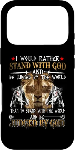 Vista 30 de I Would Rather Stand with God Knight Templar Case for iPhone 17