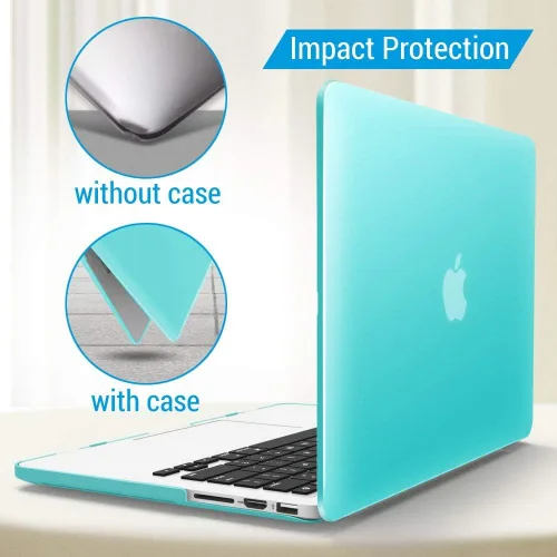 Vista 147 de IBENZER - Compatible con Funda para MacBook Pro de 13 Pulgadas 2015 2014 2013 Finales 2012 A1502 A1425, Carcasa Rígida con Cubierta para Teclado