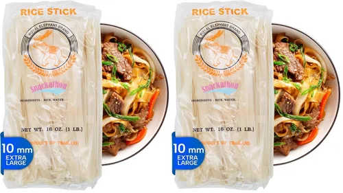 Vista 13 de Fideos de arroz tailandés en palitos (S-1mm, Paquete de 1)