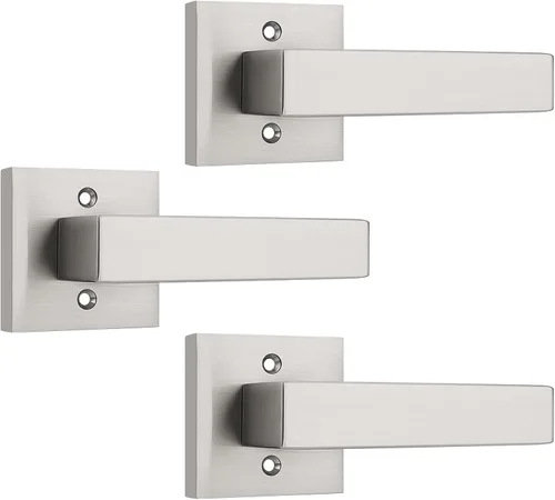 Vista 52 de KNOBWELL - Juego de cerradura con 1 picaporte resistente para puertas de una cara, ideal para puertas interiores reversibles, 0.93 libras