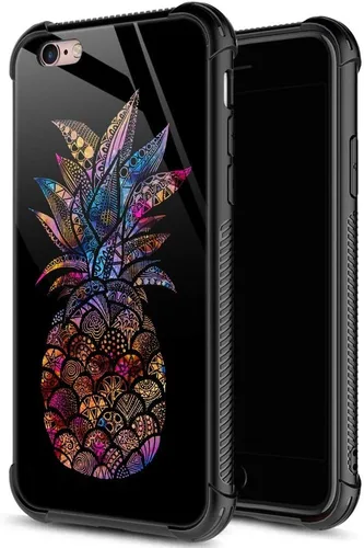 Vista 43 de ZHEGAILIAN Funda para iPhone 6/6S, protección de grado militar, esquinas a prueba de golpes, funda antiarañazos para iPhone 6/6S, pavo real