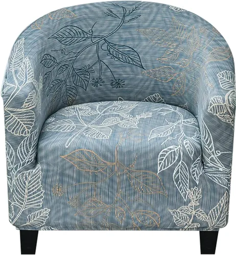 Vista 14 de HOTNIU Funda para silla de club, fundas para sillas de bañera para sillones, funda elástica para sillón, protector de silla de club, cubiertas