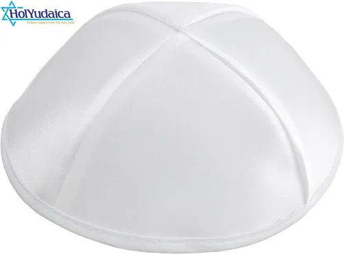 Vista 6 de Paquete de 10 o 30 piezas Hq 1920CM Kipá de satén para hombres y niños, sombrero Yamaka diseñado en Israel Kippot Bulk