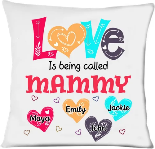Vista 27 de Abuela - Almohada personalizada con corazón de amor, almohada personalizada para mamá, regalos para abuela, mamá de hija, nietos, día de la madre