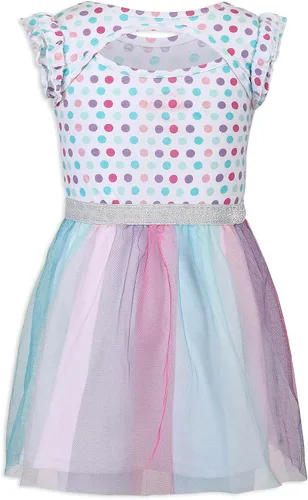 Vista 7 de Disney Vestido tutú de cumpleaños para niñas Minnie Mouse para niños pequeños - Multicolor