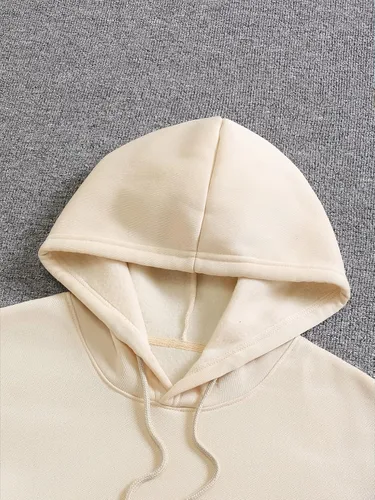 Vista 5 de Floerns Sudadera con capucha y cordón de manga larga con estampado gráfico para hombre