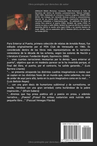Vista 2 de Para Enterrar Al Puerto (CUENTOS Y RELATOS DE ARNOLDO ROSAS) (Spanish Edition)