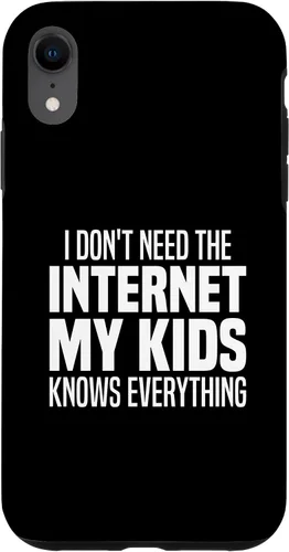 Vista 25 de I Don't Need The Internet My Kids Knows Everything - Parents Case for iPhone 17