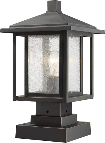 Vista 4 de Z-Lite 554PHMS-SQPM Aspen Luz individual de 16 pulgadas de alto para montaje en muelle al aire libre