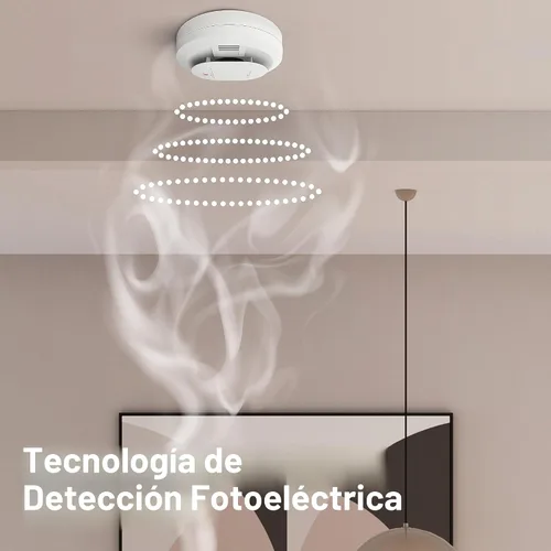 Vista 4 de Kidde Detector de humo y monóxido de carbono cableado, batería de reserva AA, interconectable, indicadores de luz de advertencia LED