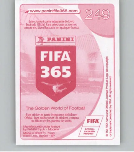 Vista 2 de Pegatinas Panini FIFA 365 2016-17 Central/Sudamérica #249 Club Nacional de Football logo GOLD Club Nacional de Football Official Soccer Album