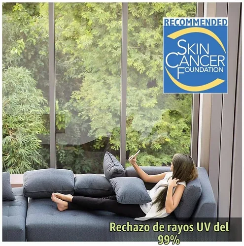 Vista 3 de BDF S2M - Película transparente para ventana con bloqueo UV, 24 pulgadas x 12 pies