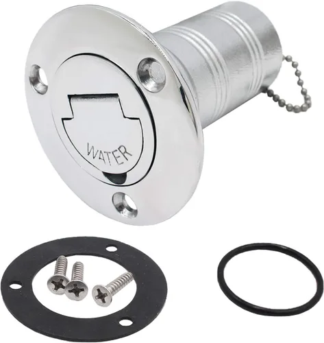 Vista 19 de SHENGHUISS Boat Water/Diesel/Gas/Fuel Deck Fill/Filler 1-1/2 Inch(38mm) with Keyless Cap 316 Stainless Steel Boat Deck Hardware for Boat, Yacht