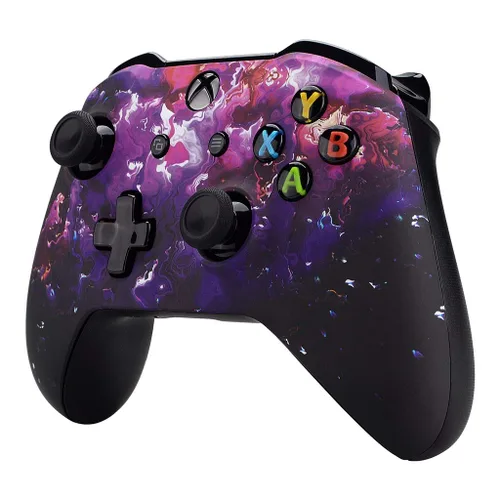 Vista 3 de Rapid Fire Custom Modded Controller compatible with Xbox One SX 40 Mods for All Major Shooter Games (3.5 mm jack) (Lava)