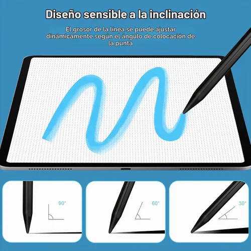 Vista 3 de Lápiz óptico activo para tableta Samsung Galaxy A9 A8 A7, punta de punta de punta de plástico con lápiz de dibujo preciso y preciso compatible