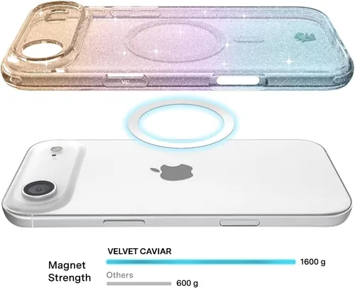 Vista 629 de VELVET CAVIAR Funda para iPhone 15, compatible con MagSafe, probada contra caídas de 10 pies, fundas protectoras de diseño, leopardo color rosa