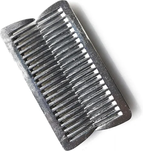 Vista 5 de 3 peines de metal inoxidable para jalar, cola de caballo, mini peines de bolsillo 4013