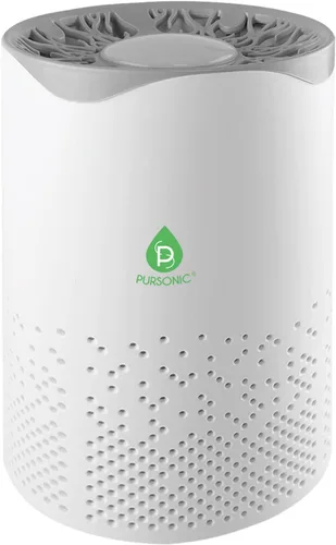 Vista 5 de Pursonic Purificador de aire alimentado por USB con luz nocturna para el hogar, oficina, automóvil, cobertura de 100 pies cuadrados, aire limpio