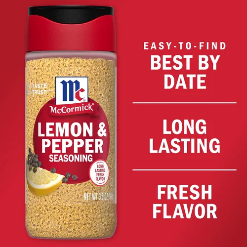 Vista 4 de McCormick Condimento de limón y pimienta, 3.5 oz