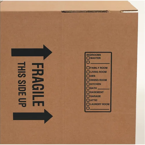 Vista 8 de Box USA Paquete de 15 cajas de cartón corrugado de lujo, 18 pulgadas de largo x 18 pulgadas de ancho x 24 pulgadas de alto, kraft, envío, embalaje