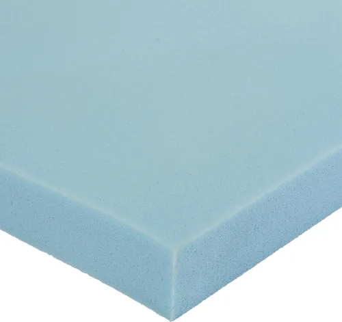 Vista 4 de Amazon Basics Cubrecolchón tamaño individual, infusión de gel refrescante, certificado CertiPUR-US, 2 pulgadas, azul
