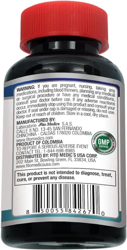 Vista 8 de FITO MEDIC'S Laboratorio Vitamina k2 Suplemento vitamínico k2 Vitamina k 250 cápsulas blandas 100 mcg
