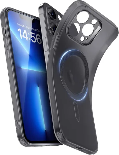Vista 17 de ESR Funda para iPhone 13 Pro, Compatible con MagSafe, Protección de Grado Militar, Resiste el Amarillamiento y los Arañazos, Funda Magnética