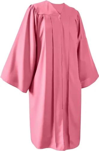 Vista 16 de Bata de coro para iglesia, adulto, mate, bautizo, pastor o vestido Bata de coro mate unisex para adultos diseñada para graduaciones de servicios