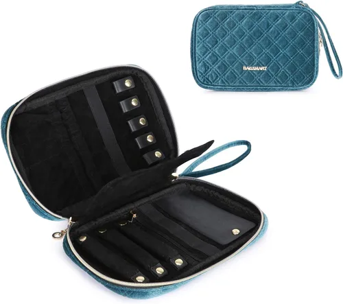 Vista 8 de BAGSMART - Organizador de terciopelo para joyas anillos collares pulseras aretes