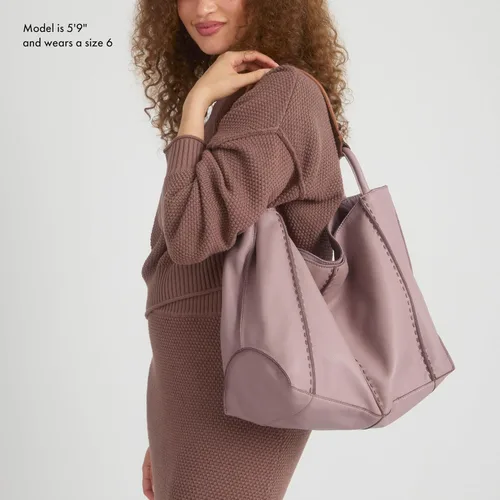 Vista 4 de The Sak Los Feliz Bolso de mano grande - Bolso de mujer para el día a día, viajes, bolsa de playa - Bolso espacioso con correa para bolsa de hombro