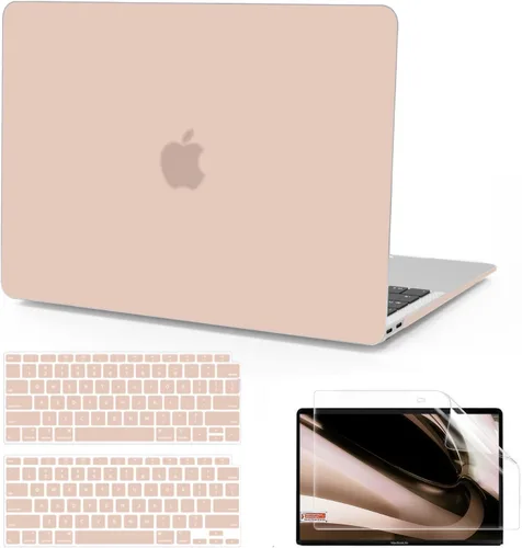 Vista 19 de B BELK Funda compatible con MacBook Air de 13 pulgadas 2022 2021 2020 2019 2018 A2337 M1 A2179 A1932 Touch ID, carcasa rígida de plástico mate
