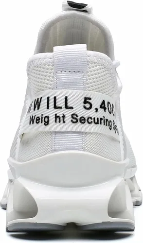 Vista 6 de Zapatos para correr para hombres, zapatos de deporte de moda, transpirable, antideslizante, gimnasio, deportes de trabajo, entrenadores