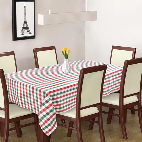 Vista 8 de Urban Villa - Mantel de mesa 100 % algodón, para uso diario, cenas familiares o fiestas en interiores o exteriores, a cuadros, color negro/blanco