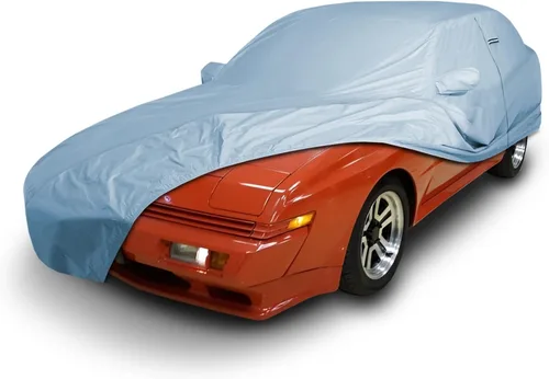 Vista 13 de iCarCover Funda de automóvil personalizada Premium para Chrysler Imperial 1957-1975, resistente, impermeable, para todo tipo de clima, lluvia Negro