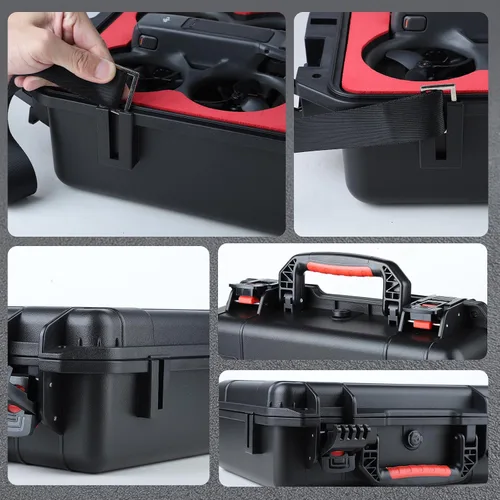 Vista 4 de Funda rígida impermeable para DJI Avata 2 Fly More Combo Compatible con DJI Goggles 3 (No para Goggles N3)/RC Motion 3 / FPV Remote Controller 3