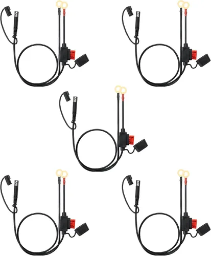 Vista 10 de Bates - Conector de batería SAE, arnés de terminal SAE a junta tórica, conector de batería de 2 pines, 2 pies, 1 paquete, 10 AWG
