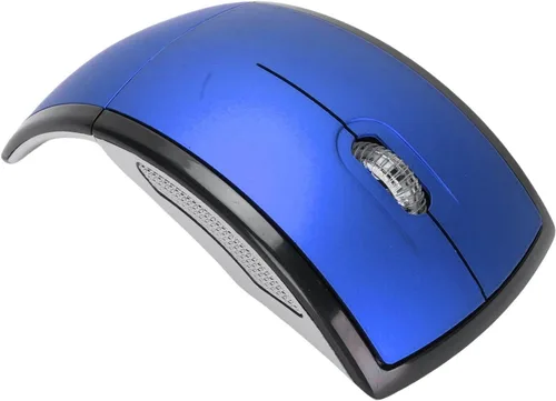 Vista 16 de XUMIUZIY Ratón inalámbrico plegable, mouse ergonómico portátil de 2.4 G con apagado magnético, para computadora portátil (morado)